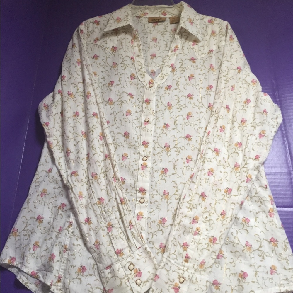 Wrangler Ladies Pearl-snap Shirt